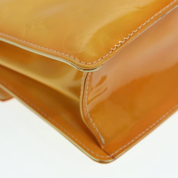 LOUIS VUITTON Monogram Vernis Spring Street Bag Lime Yellow M91068 - Picture 16 of 16